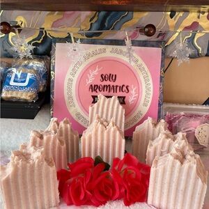 Handcrafted Pink Soap Bars